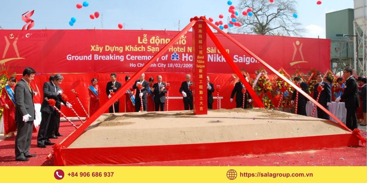Giới thiệu dịch vụ tổ chức khởi công - động thổ của Salagroup