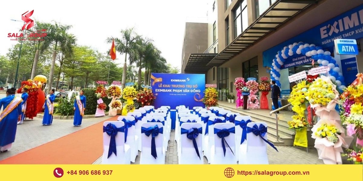 Giới thiệu dịch vụ tổ chức lễ khai trương của Salagroup