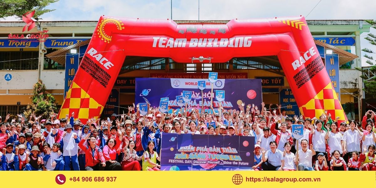 Giới thiệu dịch vụ tổ chức Team Building của Salagroup