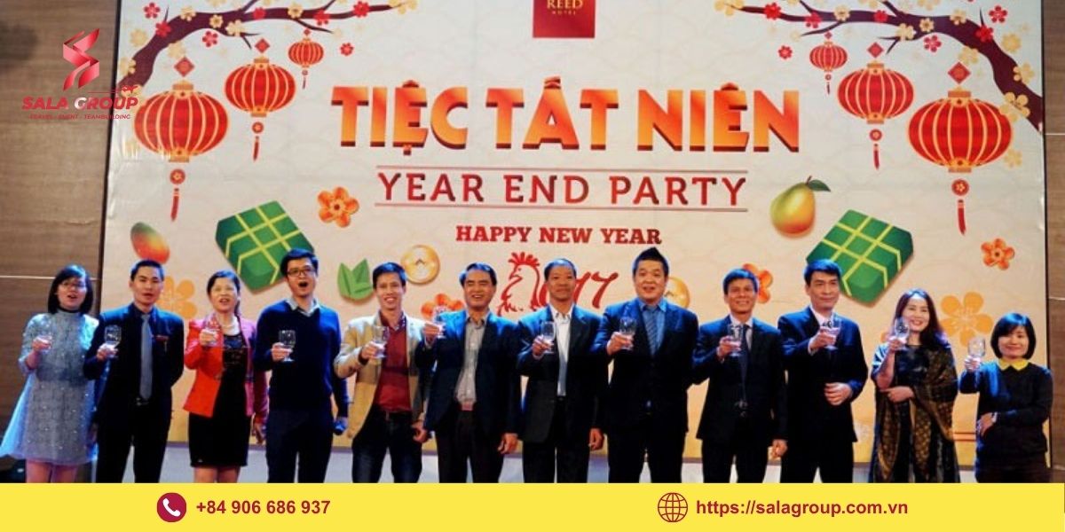 Giới thiệu dịch vụ tổ chức tiệc tất niên cuối năm của Salagroup