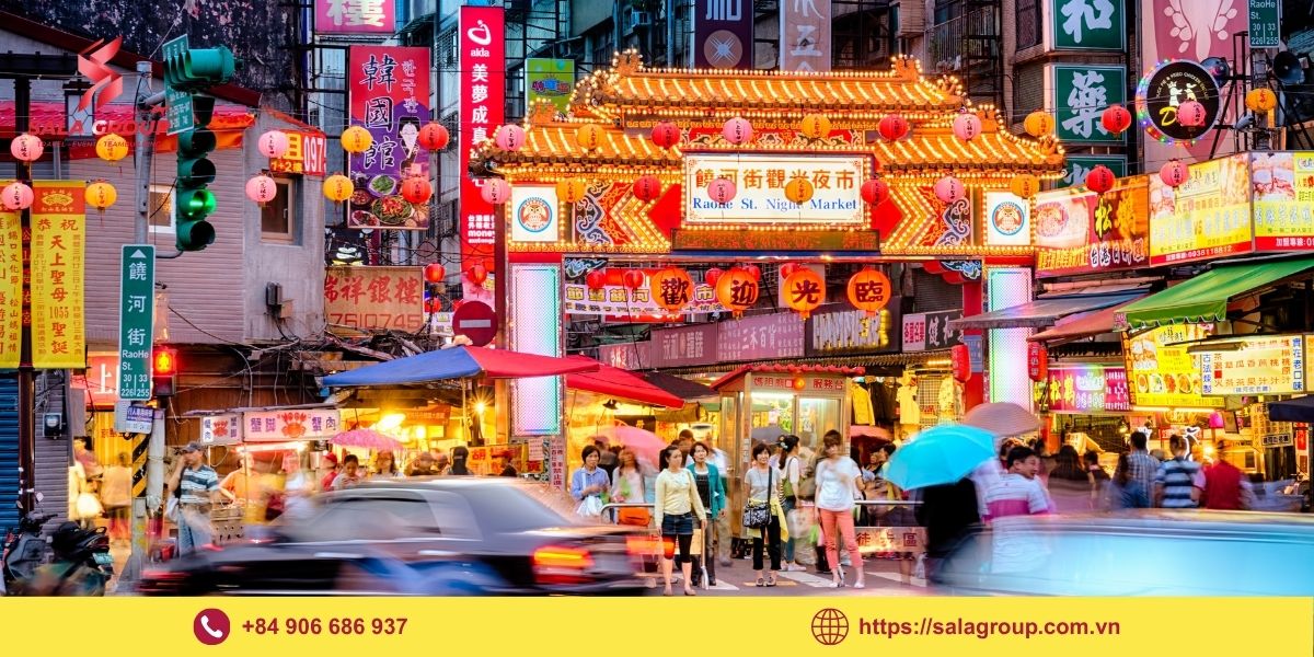 Quy trình đặt tour du lịch Đài Loan tại Salagroup