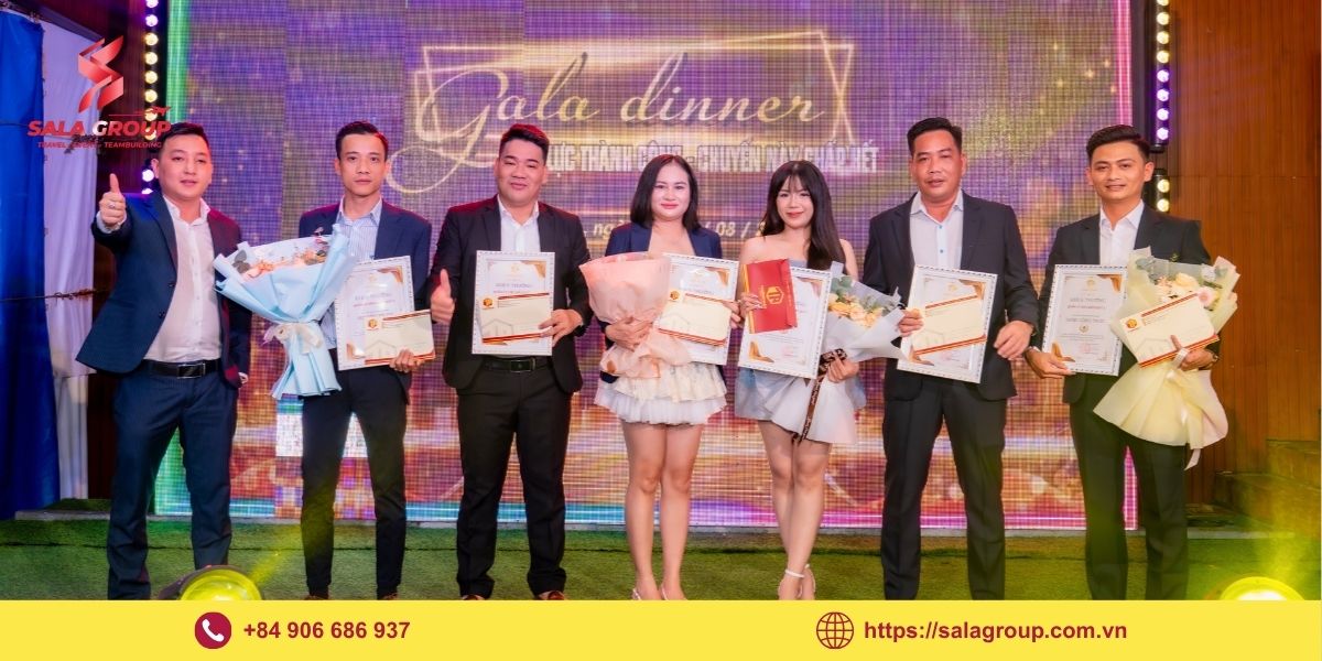 Quy trình tổ chức Gala Dinner chuyên nghiệp tại Salagroup