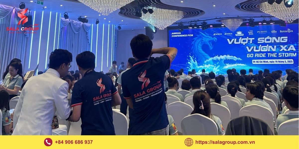 Quy trình tổ chức hội nghị, hội thảo chuyên nghiệp của Salagroup