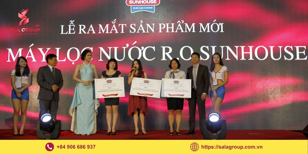 Quy trình tổ chức sự kiện ra mắt sản phẩm mới chuyên nghiệp tại Salagroup