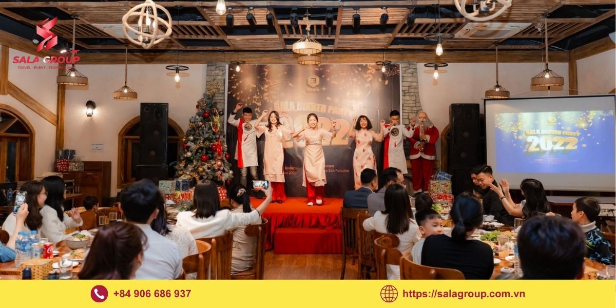 Quy trình tổ chức Year End Party chuyên nghiệp tại Salagroup