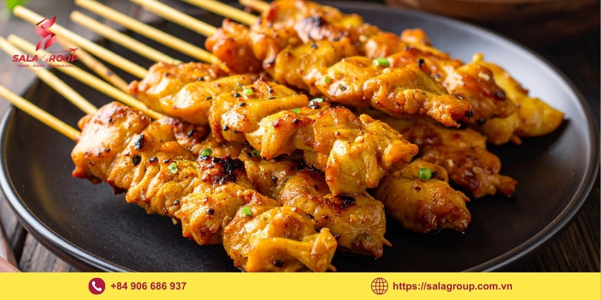 Satay - Xiên nướng đường phố không thể bỏ lỡ
